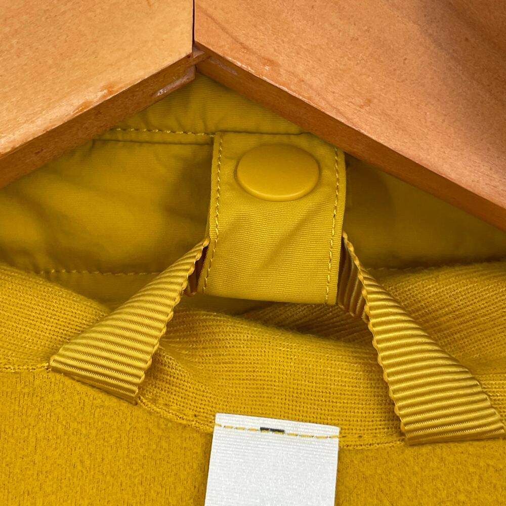 Lululemon Another Mile Jacket Honeycomb Gold Mustard Yellow Running Coat Hood 6 - Picture 6 of 14
